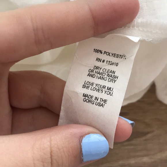 Show me Your Mumu white layered backless tank top - Picture 8 of 8